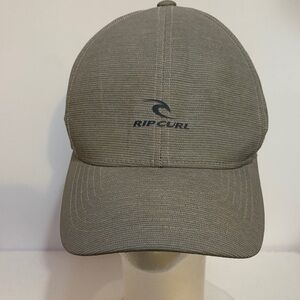 Rip Curl Charcoal Baseball Cap osfa flexfit mid profile med to large surf narley